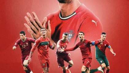 app下载-C罗第六次出征世界杯预选赛，官方社媒发布纪念海报